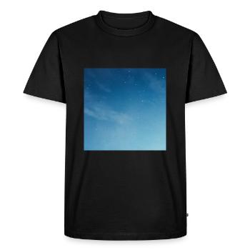Nuit étoilée - T-shirt Premium bio Homme - noir - Devant - Nico (187cm)