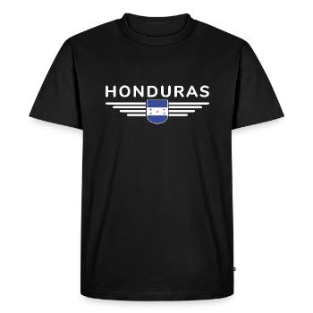 T-shirt Honduras pour les fans - T-shirt Premium bio Homme - noir - Devant - Nico (187cm)
