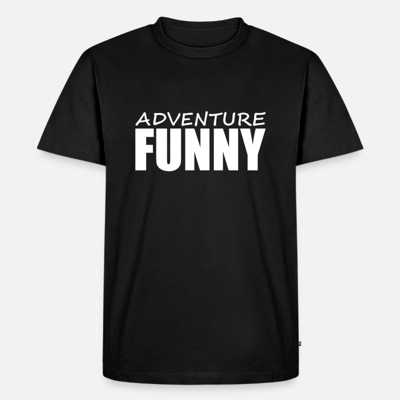 Denglisch - Spruch - lustig - Männer Premium Bio T-Shirt - Schwarz