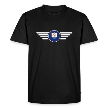 J’aime Anguilla, T-shirt design de style élégance - T-shirt Premium bio Homme - noir - Devant - Nico (187cm)