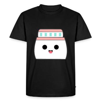 Croisière en bateau de croisière Kawaii - T-shirt Premium bio Homme - noir - Devant - Nico (187cm)