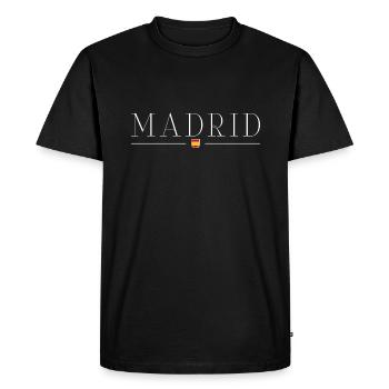 I love Madrid - Men's Premium Organic T-Shirt - black - Front - Nico (187cm)