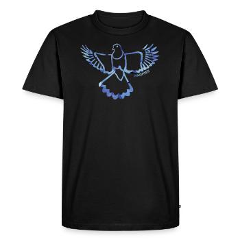 Newcastle Magpies - Bleu frais - T-shirt Premium bio Homme - noir - Devant - Nico (187cm)