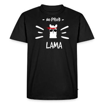 aucun problème - T-shirt Premium bio Homme - noir - Devant - Nico (187cm)