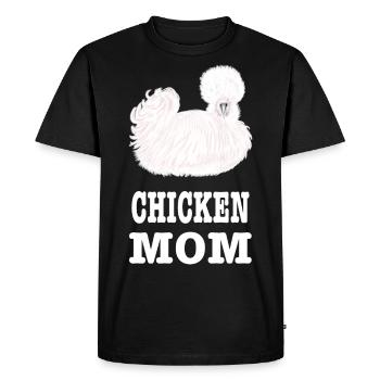 POULETS MOM Poulet de soie Poulets poulets - T-shirt Premium bio Homme - noir - Devant - Nico (187cm)