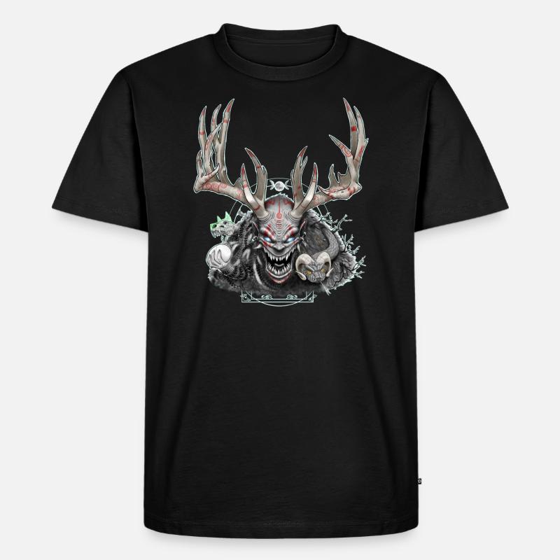 Cernunnos · - Maglietta ecologica premium da uomo - nero