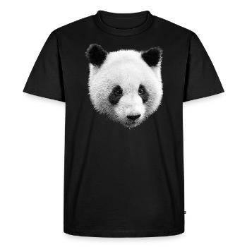 Panda Noir Blanc - T-shirt Premium bio Homme - noir - Devant - Nico (187cm)