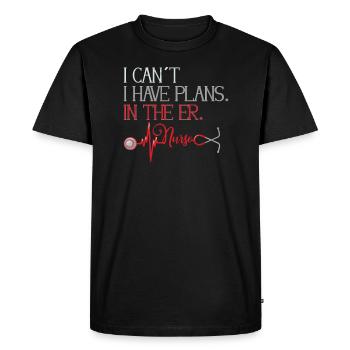 Nurse Nursing Clinic Paramedic - Men's Premium Organic T-Shirt - black - Front - Nico (187cm)