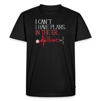 Nurse Nursing Clinic Paramedic - Men's Premium Organic T-Shirt - black - Front - Nico (187cm)