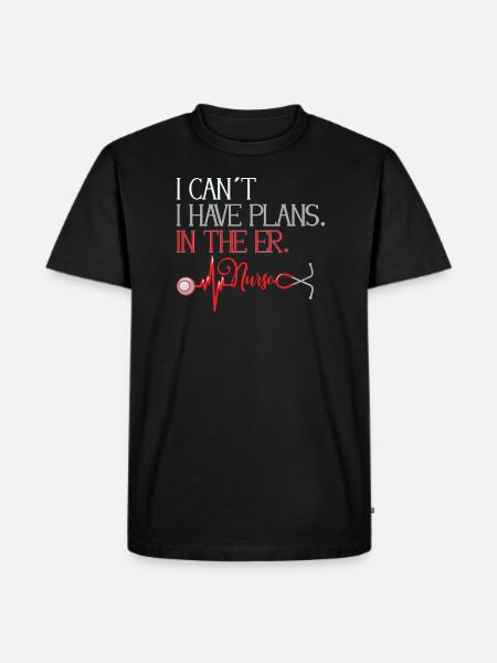 Nurse Nursing Clinic Paramedic - Men's Premium Organic T-Shirt - black