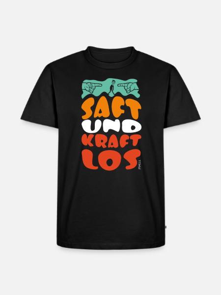 Saft und Kraftlos - Männer Premium Bio T-Shirt - Schwarz