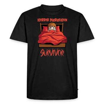 Horror Movie Gift Idea Scary Movies True Crime - Men's Premium Organic T-Shirt - black - Front - Nico (187cm)