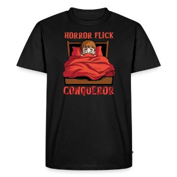 Horror Movie Gift Idea Scary Movies True Crime - Men's Premium Organic T-Shirt - black - Front - Nico (187cm)