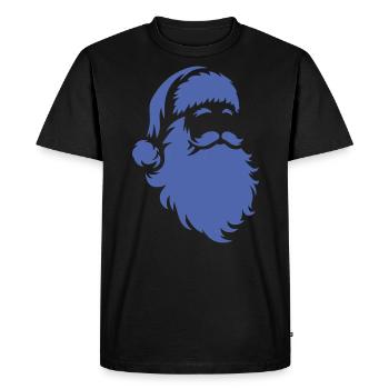 Silhouette du Père Noël : la magie de Noël - T-shirt Premium bio Homme - noir - Devant - Nico (187cm)