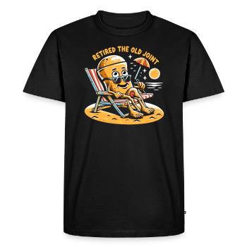 Hip Replacement Surgery Hip Surgery Post-op - Men's Premium Organic T-Shirt - black - Front - Nico (187cm)