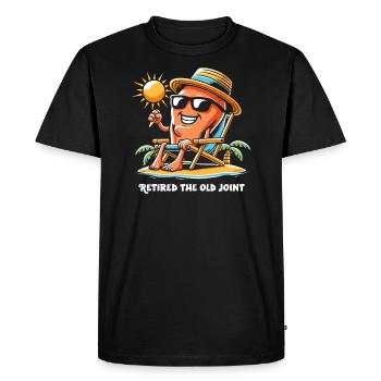 Hip Replacement Surgery Hip Surgery Post-op - Men's Premium Organic T-Shirt - black - Front - Nico (187cm)