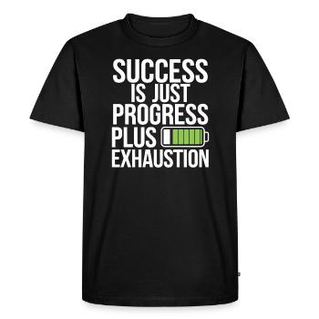 Leadership et gestion orientés vers le progrès pour - T-shirt Premium bio Homme - noir - Devant - Nico (187cm)