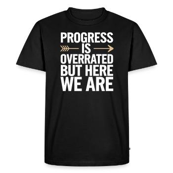 Leadership et gestion orientés vers le progrès pour - T-shirt Premium bio Homme - noir - Devant - Nico (187cm)