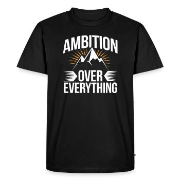 Agitation entrepreneuriale et bourreau de travail en affaires - T-shirt Premium bio Homme - noir - Devant - Nico (187cm)