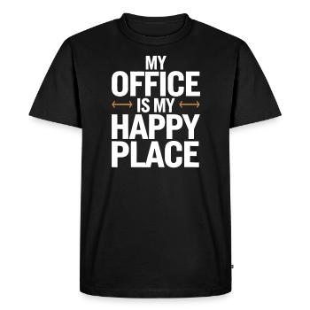 Entrepreneurial Hustle and Workaholic in Business - Men's Premium Organic T-Shirt - black - Front - Nico (187cm)