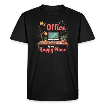 Objectifs ambitieux et culture de l’agitation - T-shirt Premium bio Homme - noir - Devant - Nico (187cm)