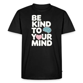 Comprendre la psychologie, l’ et le comportement - T-shirt Premium bio Homme - noir - Devant - Nico (187cm)
