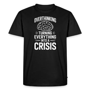 Comprendre la psychologie, l’ et le comportement - T-shirt Premium bio Homme - noir - Devant - Nico (187cm)