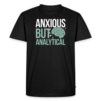 Comprendre la psychologie, l’ et le comportement - T-shirt Premium bio Homme - noir - Devant - Nico (187cm)