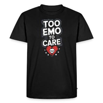 Ambiance emo et esthétique punk émotionnelle pour le - T-shirt Premium bio Homme - noir - Devant - Nico (187cm)