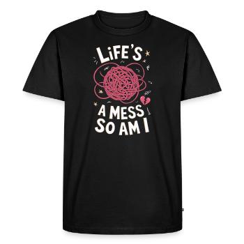 Ambiance emo et esthétique punk émotionnelle pour le - T-shirt Premium bio Homme - noir - Devant - Nico (187cm)