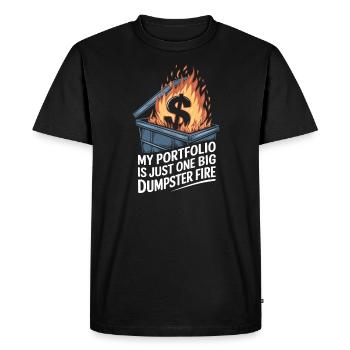 Mastering the Stock Market: Day Trading Strategies - Men's Premium Organic T-Shirt - black - Front - Nico (187cm)