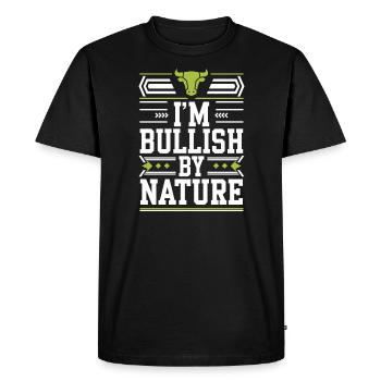 Mastering the Stock Market: Day Trading Strategies - Men's Premium Organic T-Shirt - black - Front - Nico (187cm)