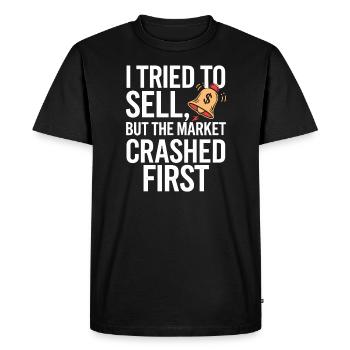 Mastering the Stock Market: Day Trading Strategies - Men's Premium Organic T-Shirt - black - Front - Nico (187cm)