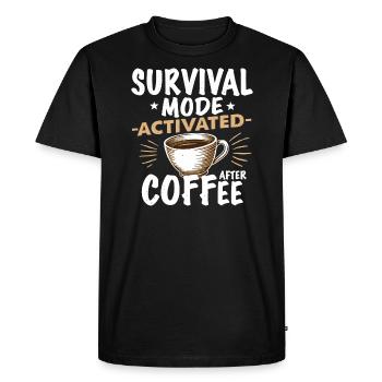 Mastering Wilderness Survival Skills and Outdoor - Men's Premium Organic T-Shirt - black - Front - Nico (187cm)