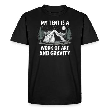 Mastering Wilderness Survival Skills and Outdoor - Men's Premium Organic T-Shirt - black - Front - Nico (187cm)