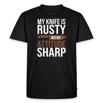Mastering Wilderness Survival Skills and Outdoor - Men's Premium Organic T-Shirt - black - Front - Nico (187cm)