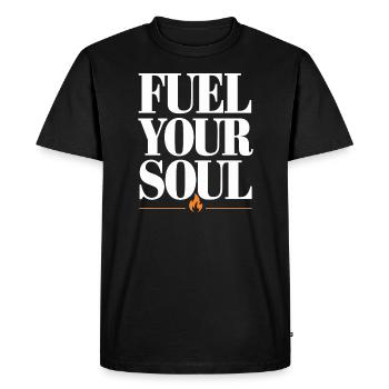 Emotional Healing Journey Towards Mindfulness and - Men's Premium Organic T-Shirt - black - Front - Nico (187cm)