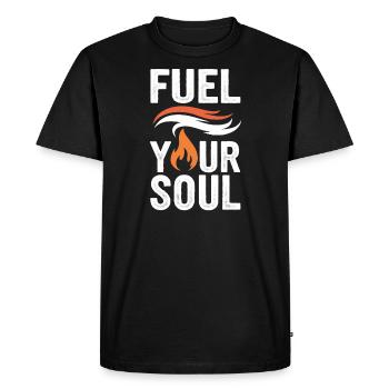 Emotional Healing Journey Towards Mindfulness and - Men's Premium Organic T-Shirt - black - Front - Nico (187cm)
