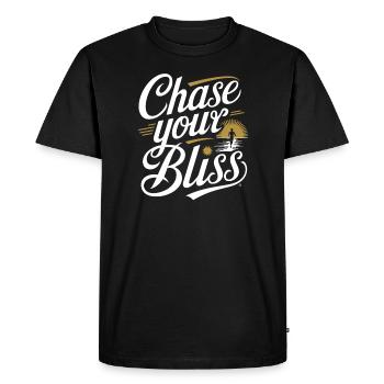 Emotional Healing Journey Towards Mindfulness and - Men's Premium Organic T-Shirt - black - Front - Nico (187cm)