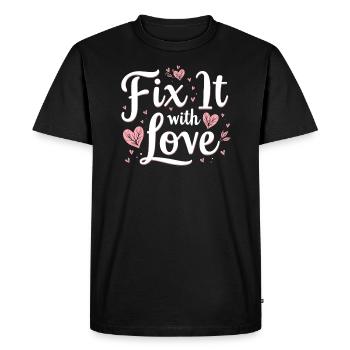 Emotional Healing Journey Towards Mindfulness and - Men's Premium Organic T-Shirt - black - Front - Nico (187cm)