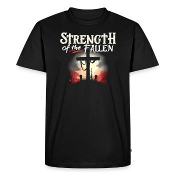 Honor Veterans Day with Patriotism and Military - Men's Premium Organic T-Shirt - black - Front - Nico (187cm)