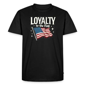 Honor Veterans Day with Patriotism and Military - Men's Premium Organic T-Shirt - black - Front - Nico (187cm)
