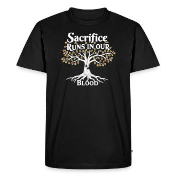 Honor Veterans Day with Patriotism and Military - Men's Premium Organic T-Shirt - black - Front - Nico (187cm)