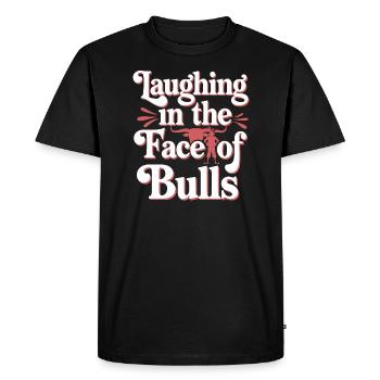 Rodéo Clown Animateur Équitation De Taureau Et Rodéo - T-shirt Premium bio Homme - noir - Devant - Nico (187cm)