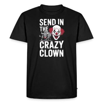 Rodéo Clown Animateur Équitation De Taureau Et Rodéo - T-shirt Premium bio Homme - noir - Devant - Nico (187cm)