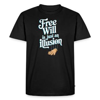 Mind Control Mk-Ultra Conspiracy And Government - Men's Premium Organic T-Shirt - black - Front - Nico (187cm)
