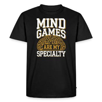 Mind Control Mk-Ultra Conspiracy And Government - Men's Premium Organic T-Shirt - black - Front - Nico (187cm)