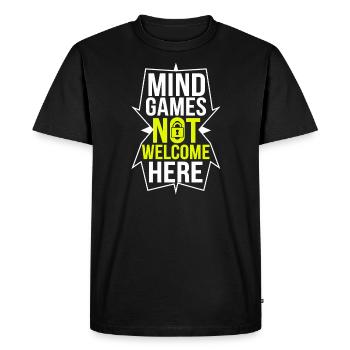 Mind Control Mk-Ultra Conspiracy And Government - Men's Premium Organic T-Shirt - black - Front - Nico (187cm)