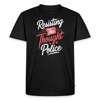 Mind Control Mk-Ultra Conspiracy And Government - Men's Premium Organic T-Shirt - black - Front - Nico (187cm)