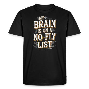 Mind Control Mk-Ultra Conspiracy And Government - Men's Premium Organic T-Shirt - black - Front - Nico (187cm)